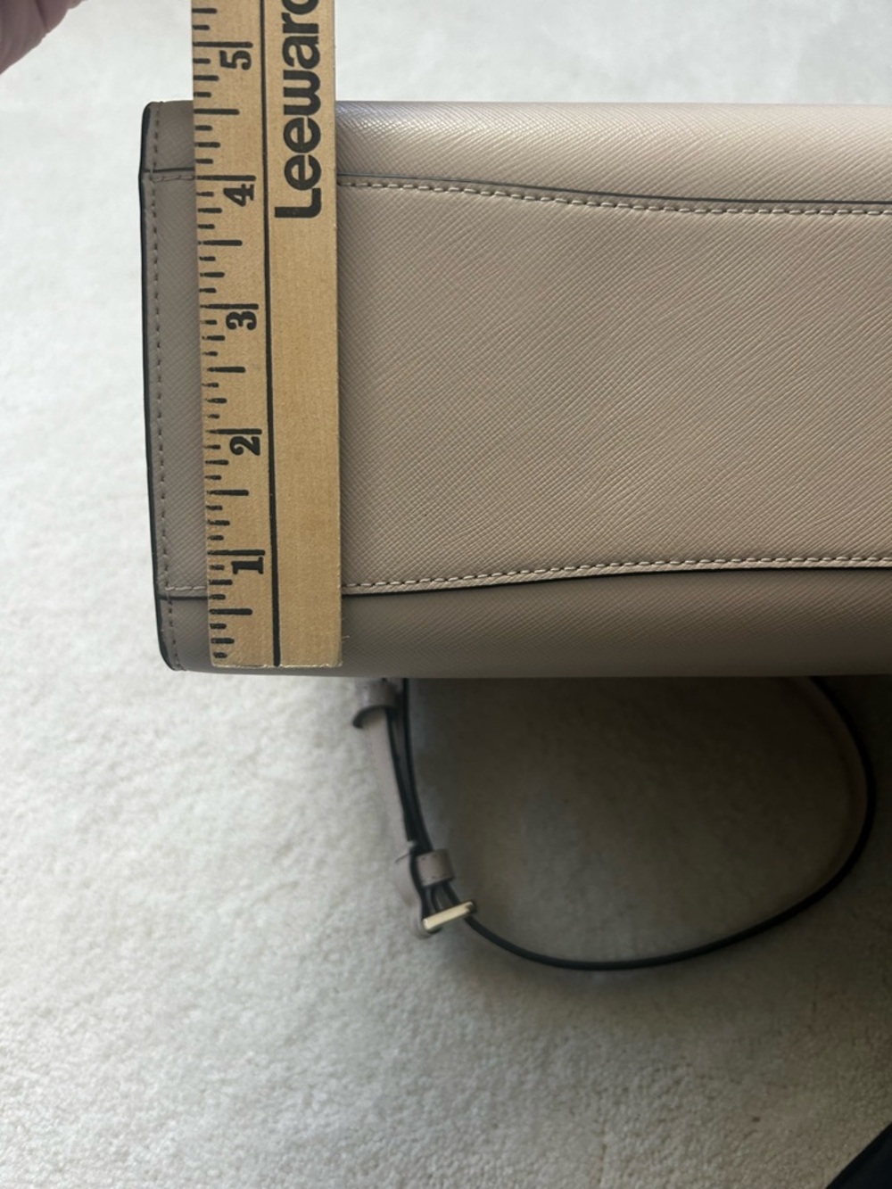 Kate Spade Tan Satchel Bag with Structured Design - Picture 8 of 9